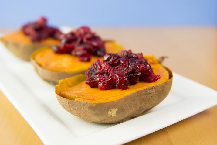 Beyond Marshmallows: Maple Cranberry Sweet Potatoes Shine